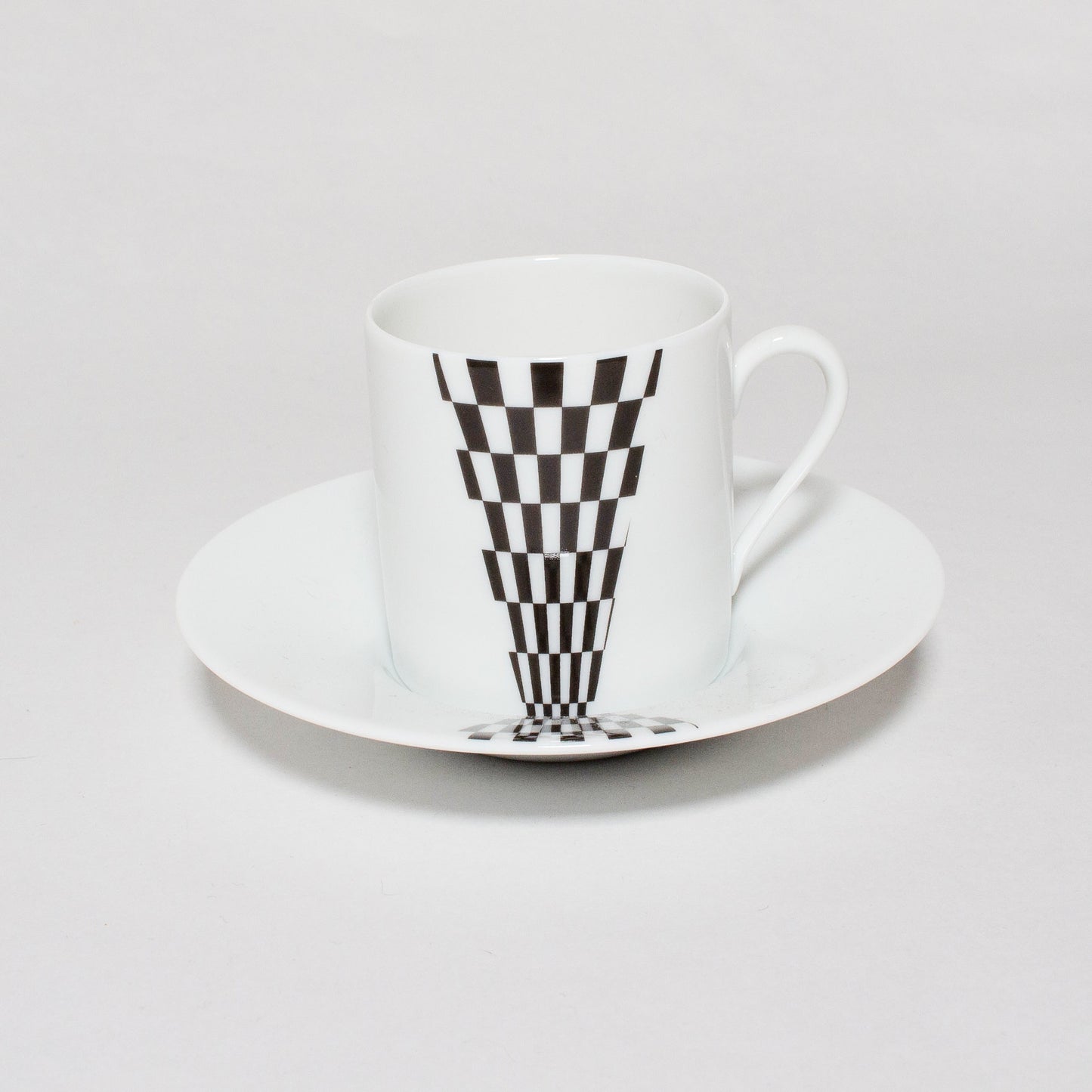 Tasse & Soucoupe Damier