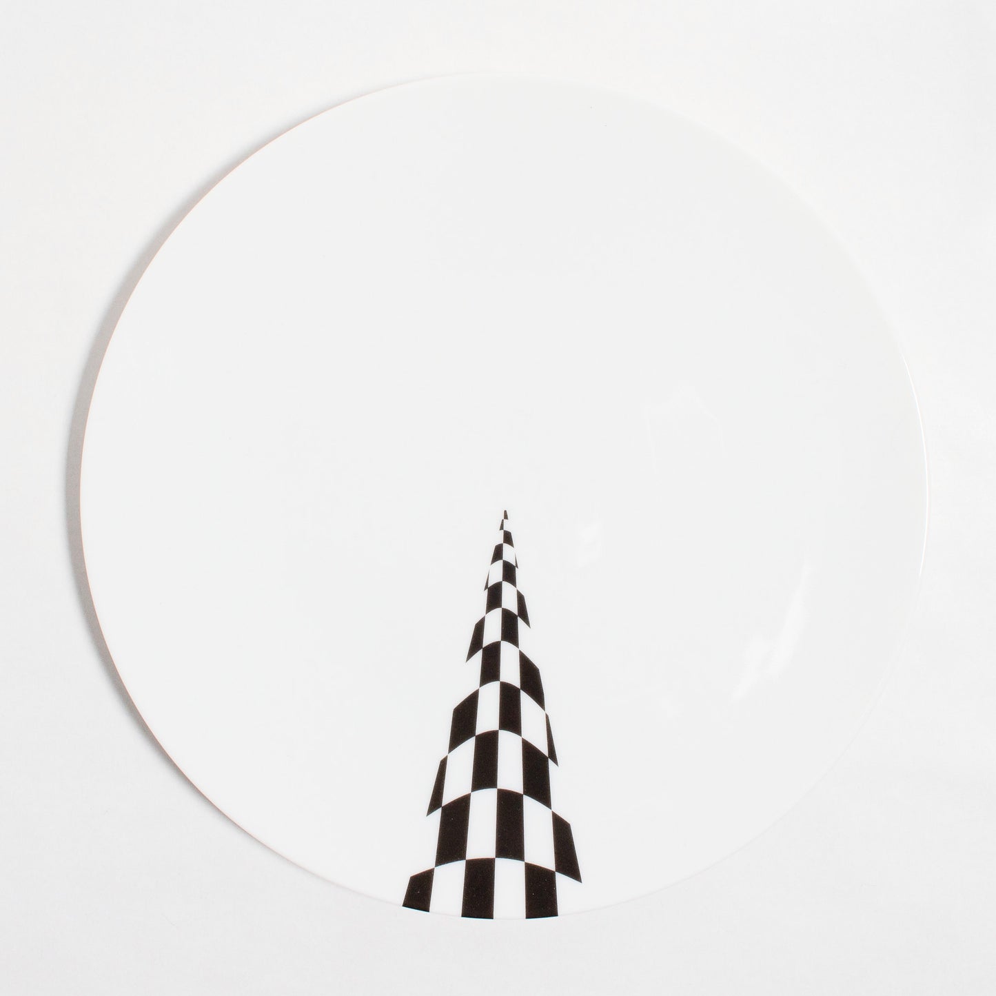 Assiette à Dessert Damier