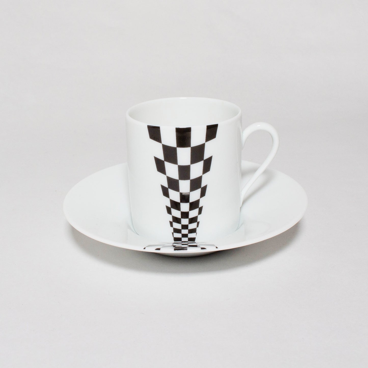 Tasse & Soucoupe Damier